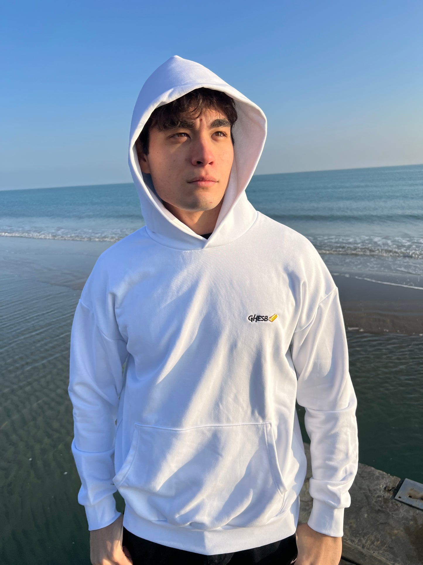 Felpa GHESB con cappuccio OVERSIZE