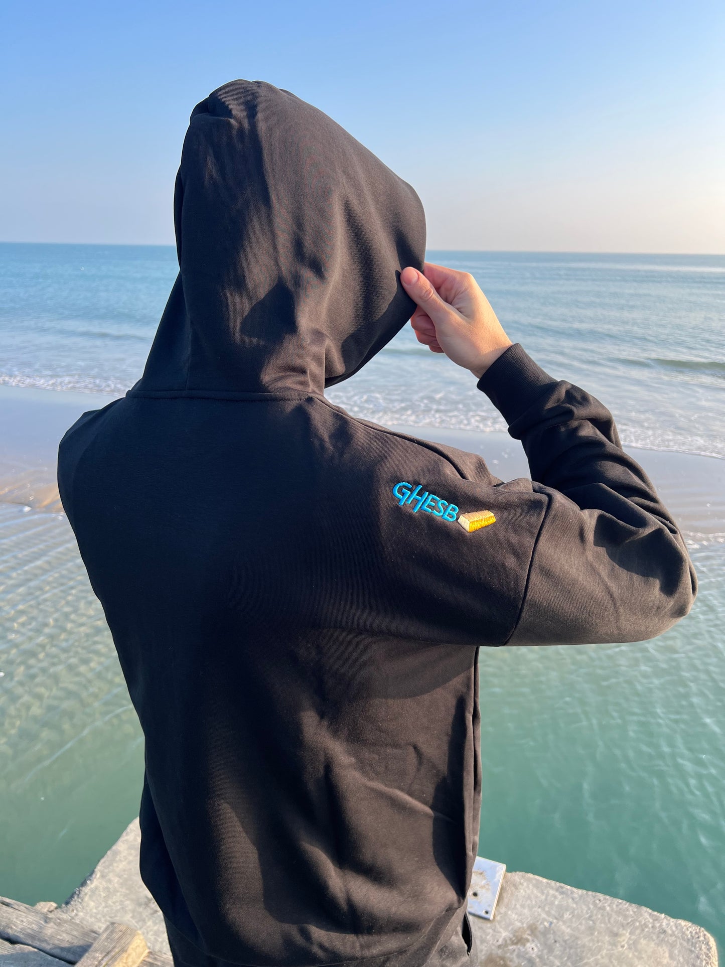 Felpa GHESB con cappuccio OVERSIZE