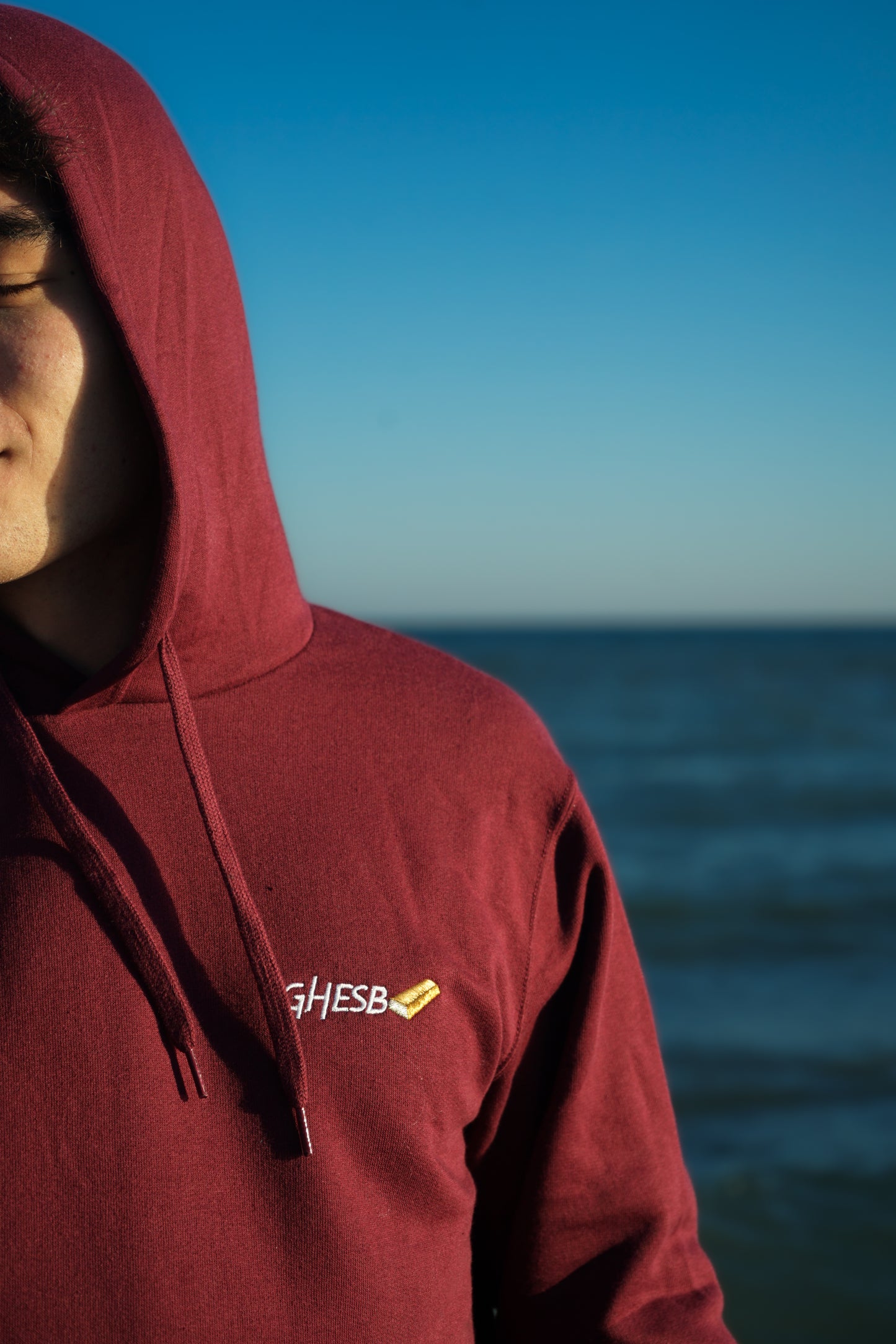 Felpa GHESB con cappuccio unisex